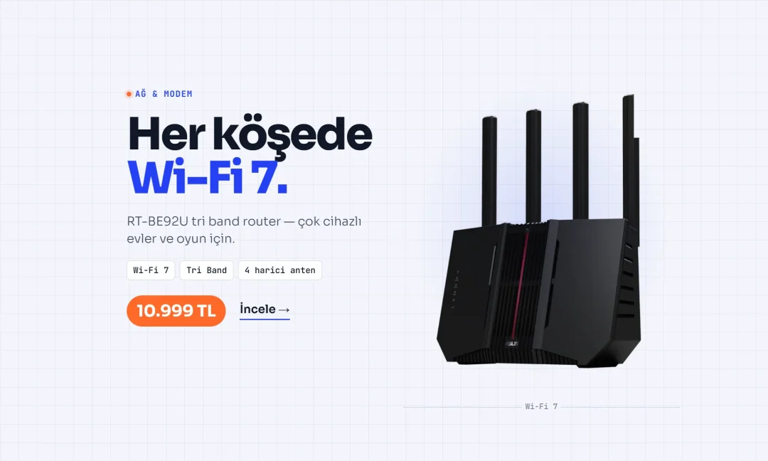 RT-BE92U Wi-Fi 7 tri band router